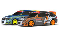 HPI Micro RS4 z karoseriami Subaru Impreza WRX STI